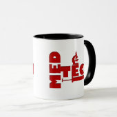MED TECHマイクロスコープ・シリンジ（医療技術者） マグカップ (正面右)