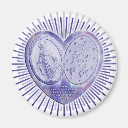medaille miraculeuse / Wunderbare Medaille マグネット (正面)