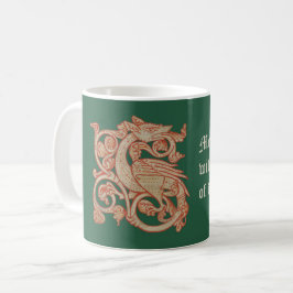 "Meddle Not" Dragon Coffee Mug コーヒーマグカップ