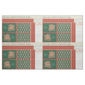 "Meddle Not" Dragon DIY Mug Rugs ファブリック (ヤード)