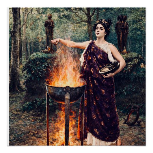 Medea Brewing Her Potion –  ポスター (正面)