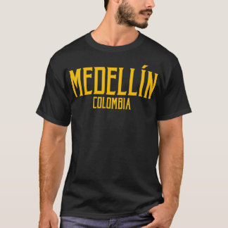 Medellin Colombia Vintage Tet Amber Print Pullover Tシャツ