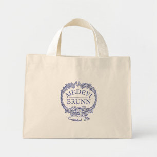 Medevi Brunnロゴキャンバスハンドルバッグ ミニトートバッグ