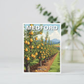 Medford Oregon Travel Postcard ポストカード (スタンド正面)