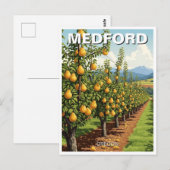 Medford Oregon Travel Postcard ポストカード (正面/裏面)