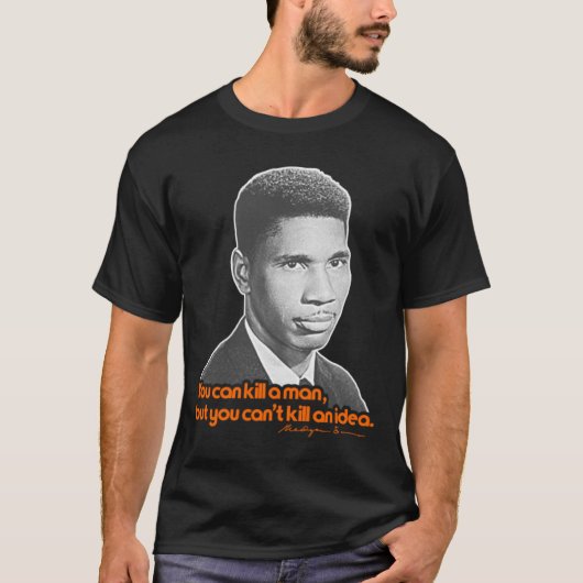 Medgar Evers Civil Rights Icon Tribute Tシャツ (正面)