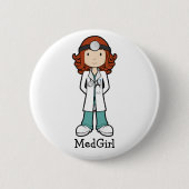 MedGirl 缶バッジ (正面)