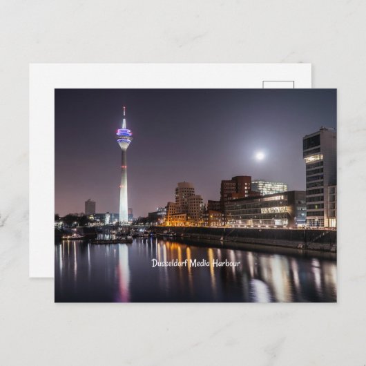 Media Harbor(ラベル付き)、デュッセルドルフ シーズンポストカード (正面/裏面)