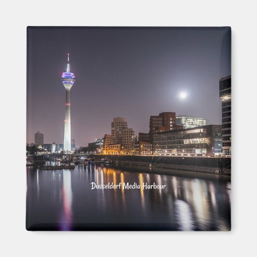 Media Harbor（ラベル付き）、デュッセルドルフ マグネット (正面)