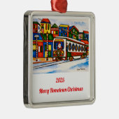 Media, Pennsylvania 2025 Christmas Ornament メタルオーナメント (右)