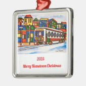 Media, Pennsylvania 2025 Christmas Ornament メタルオーナメント (左)