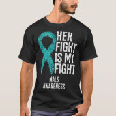 Median Arcuate Ligament Syndrome Her Fight Is My F Tシャツ (正面)