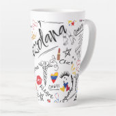 Médica General Venezolana | Orgullo Profesional ve カフェラテマグ (右アングル)