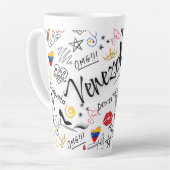 Médica General Venezolana | Orgullo Profesional ve カフェラテマグ (左アングル)