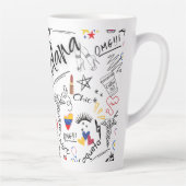 Médica General Venezolana | Orgullo Profesional ve カフェラテマグ (右)