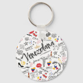 Médica General Venezolana | Orgullo Profesional ve キーホルダー (裏面)