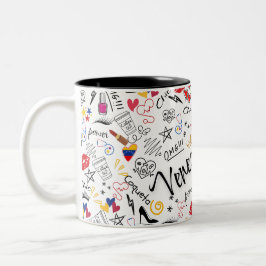 Médica General Venezolana | Orgullo Profesional ve ツートーンマグカップ