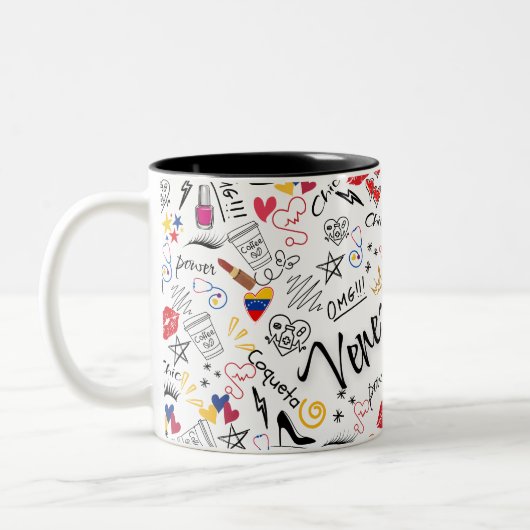 Médica General Venezolana | Orgullo Profesional ve ツートーンマグカップ (左)