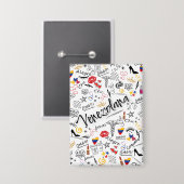 Médica General Venezolana | Orgullo Profesional ve 缶バッジ (正面/裏面)