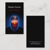 Medical脳外科医/心理学者医院の博士 名刺 (正面/裏面)