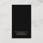 Medical脳外科医/心理学者医院の博士 名刺 (裏面)