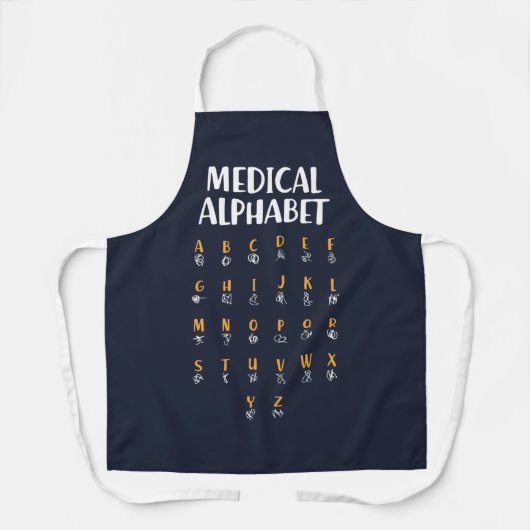 Medical Alphabet エプロン (正面)