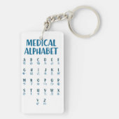 Medical Alphabet キーホルダー (裏面)