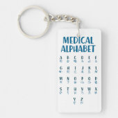 Medical Alphabet キーホルダー (正面)
