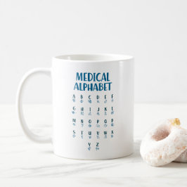 Medical Alphabet コーヒーマグカップ
