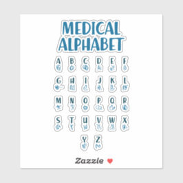 Medical Alphabet シール