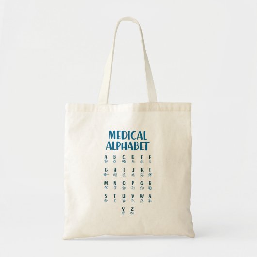 Medical Alphabet トートバッグ (正面)