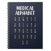 Medical Alphabet ノートブック (正面)