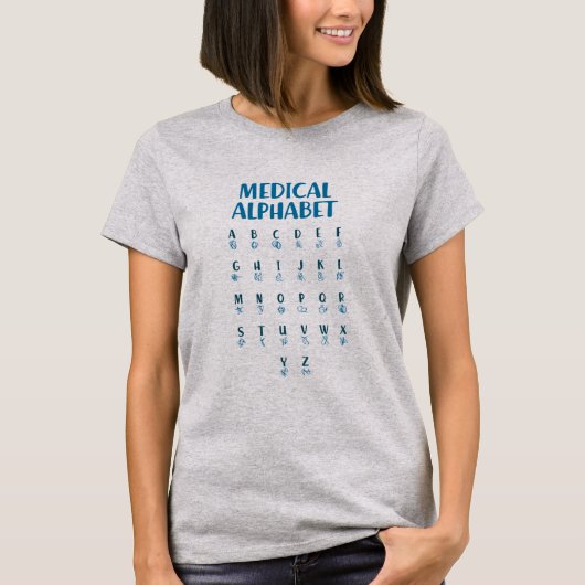 Medical Alphabet Tシャツ (正面)