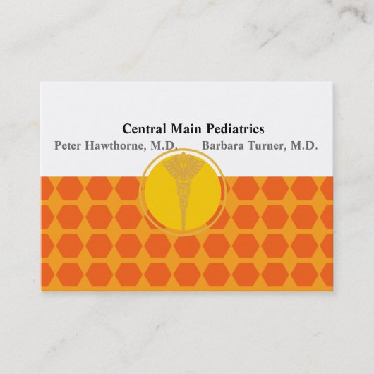 Medical Apppointment Beehive Retro博士のシンプル 予約カード (正面)