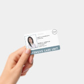 Medical Blue Gray病院のロゴ写真ID バッジ (Handheld)