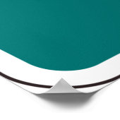 Medical Clinic Road Sign ポスター (角)