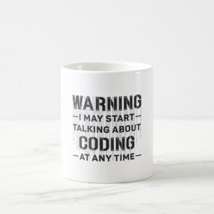 Medical Coderの警告Iがコーディング・ギフトを開始 コーヒーマグカップ
