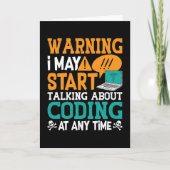 Medical Coderの警告IがTalking Codingを開始 カード (正面)