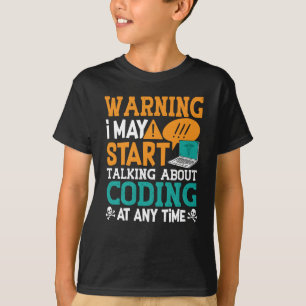 Medical Coderの警告IがTalking Codingを開始 Tシャツ
