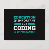 Medical Coderコーディングが重要なICD Coderギフト ポストカード (正面)