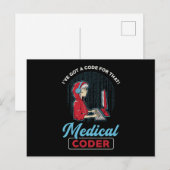 Medical Coder私はその得ICDコーディングのためのコードを持っている ポストカード (正面/裏面)