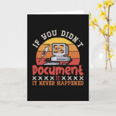 Medical Coder もし You Don't Document ICD Coding カード (黄色い花)