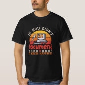 Medical Coder もし You Don't Document ICD Coding Tシャツ (正面)