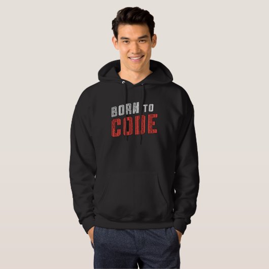Medical Coder Born To Code ICD Coding Programmer パーカ (正面フル)