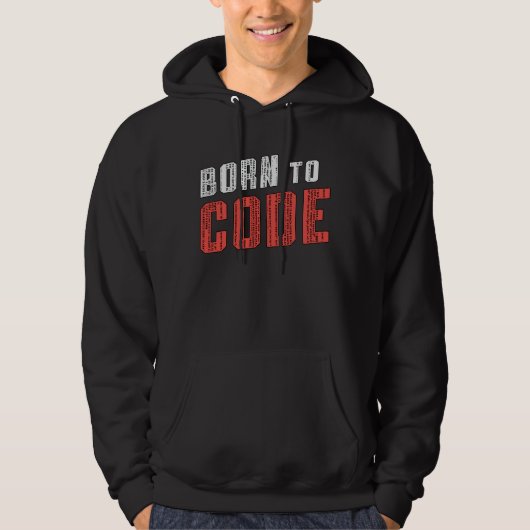 Medical Coder Born To Code ICD Coding Programmer パーカ (正面)