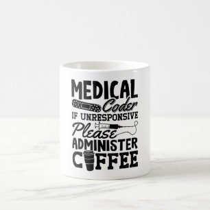 Medical Coder Coffee Assistant ICDコーディングギフト コーヒーマグカップ