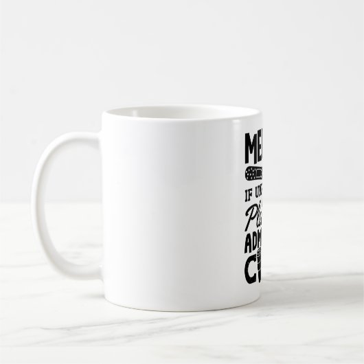 Medical Coder Coffee Assistant ICDコーディングギフト コーヒーマグカップ (左)