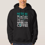 Medical Coder Coffee Assistant ICDコーディング パーカ (正面)