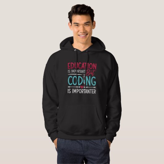 Medical Coder Education Is Important ICD Coding パーカ (正面フル)