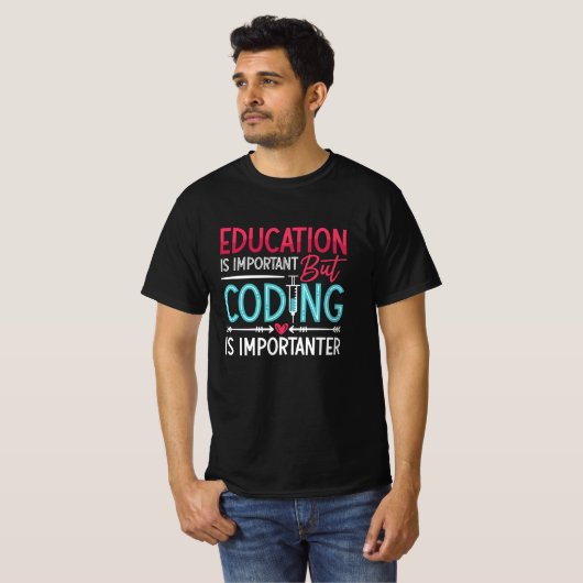 Medical Coder Education Is Important ICD Coding Tシャツ (正面フル)